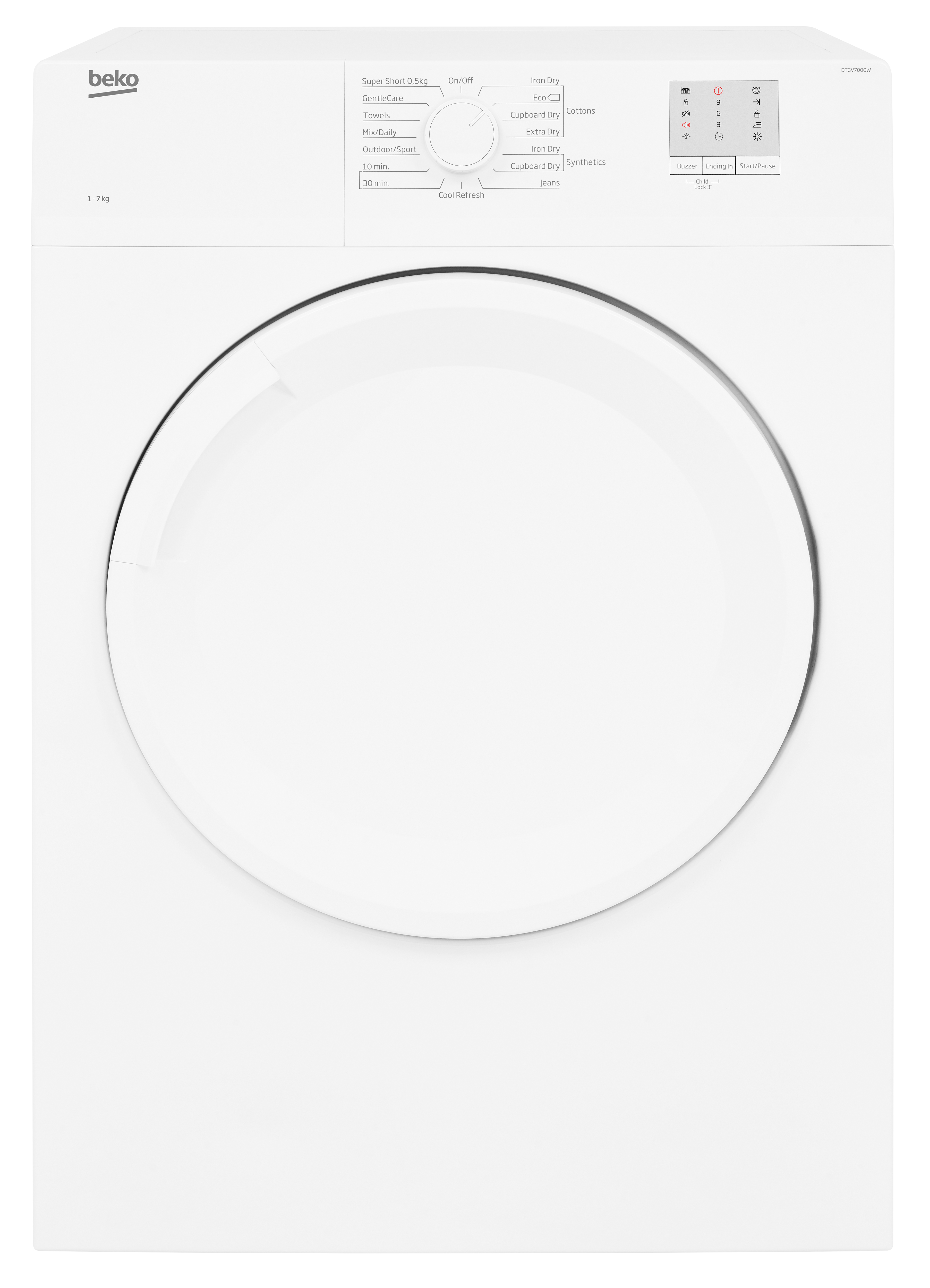 Beko DTGV7000W — vue 1 sur 8