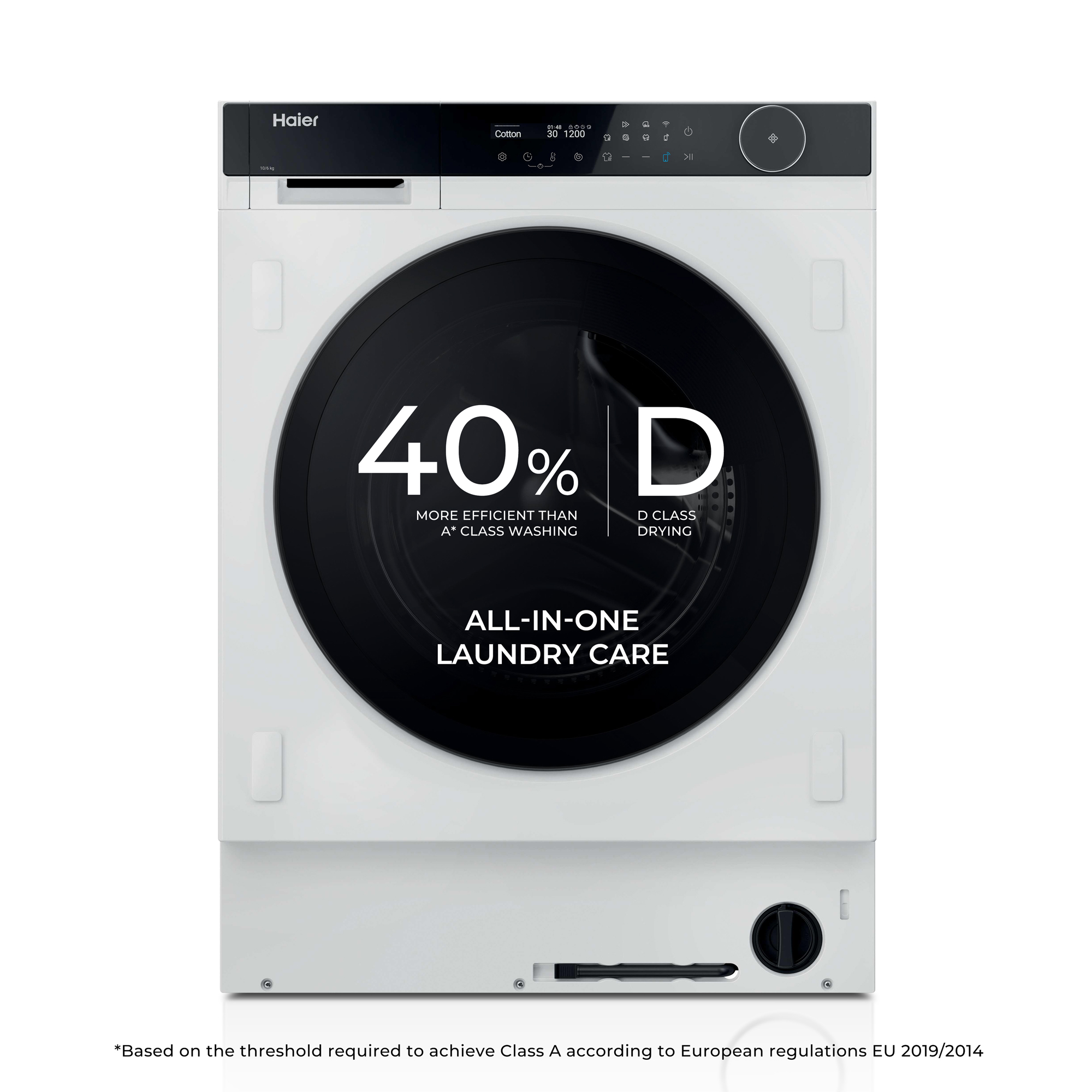 Haier HWDB100-B14858U1 washer dryer Built-in Front-load White – image 4