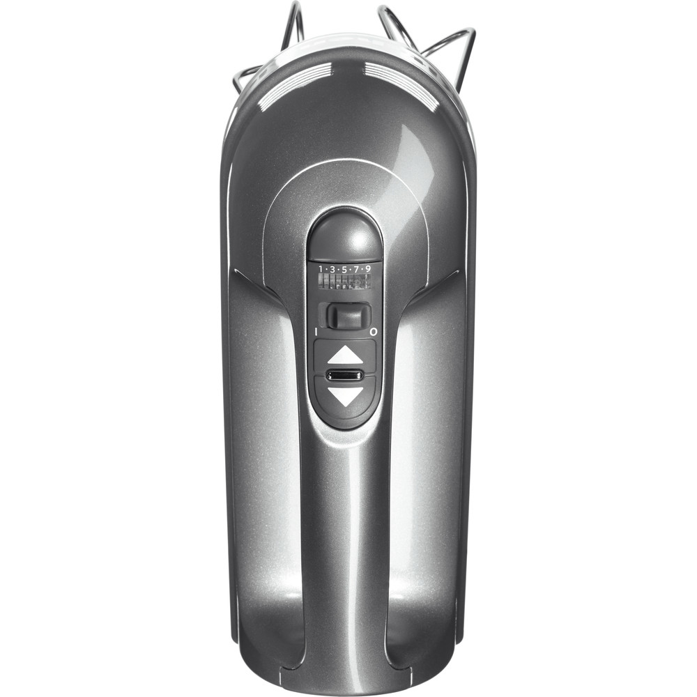 صورة خلاط يدوي KitchenAid 5KHM9212BCU، 85 واط، فضي، 9 سرعات، 1300 دورة في الدقيقة
