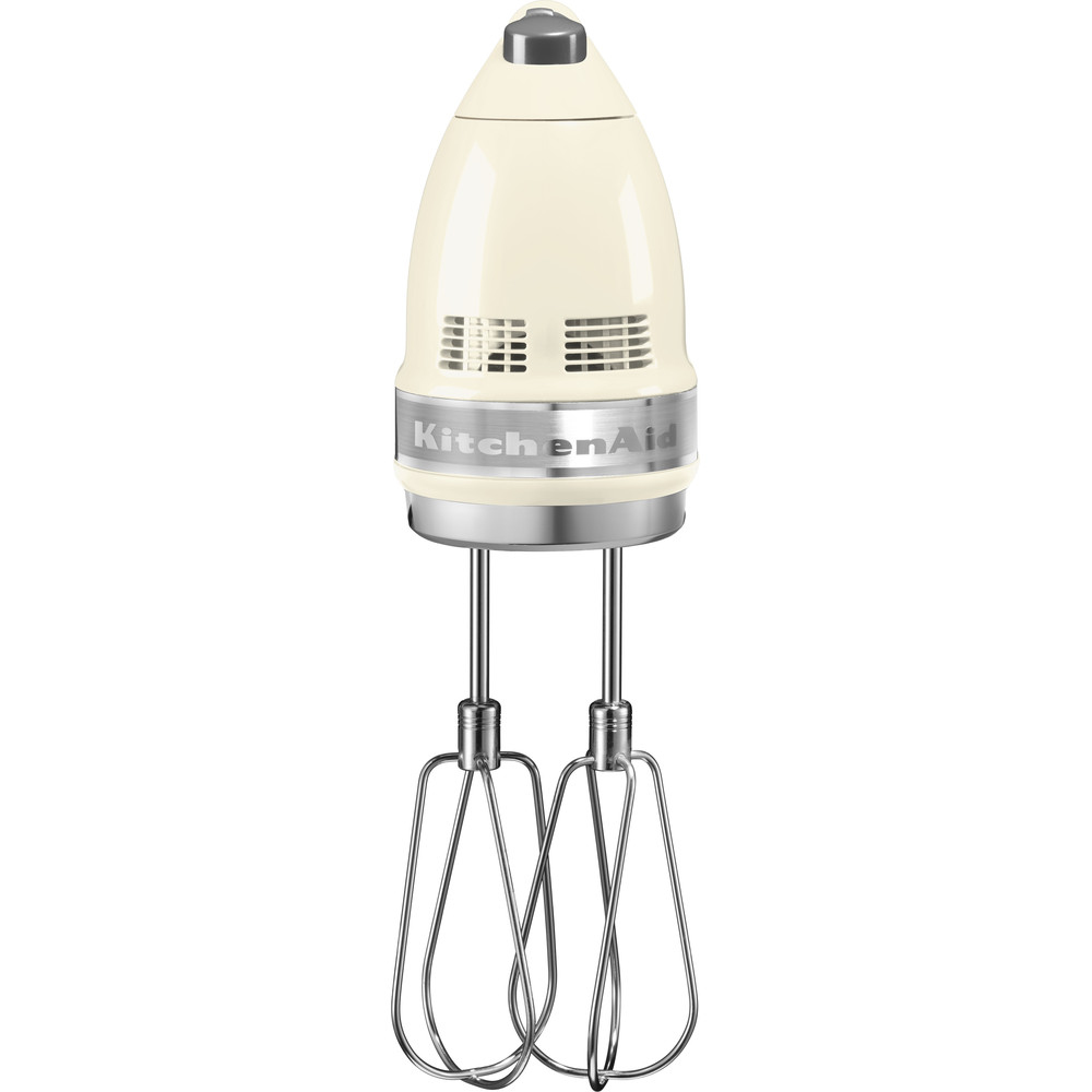 صورة خلاط يدوي KitchenAid 5KHM9212BAC - 85 واط، 220-240 فولت، كريم/ستانلس ستيل