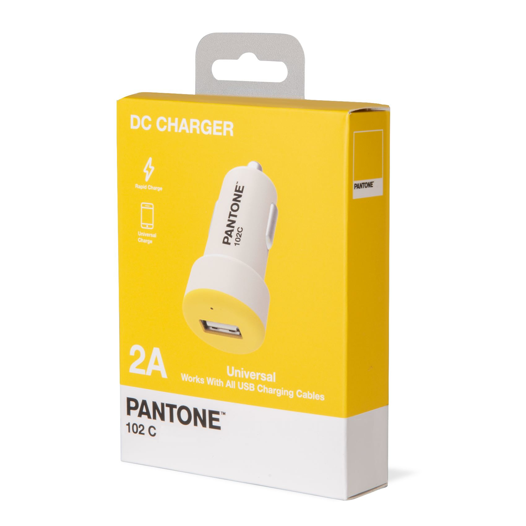 Celly PT-DC1USBY mobile device charger Universal White, Yellow Cigar lighter Auto – image 3