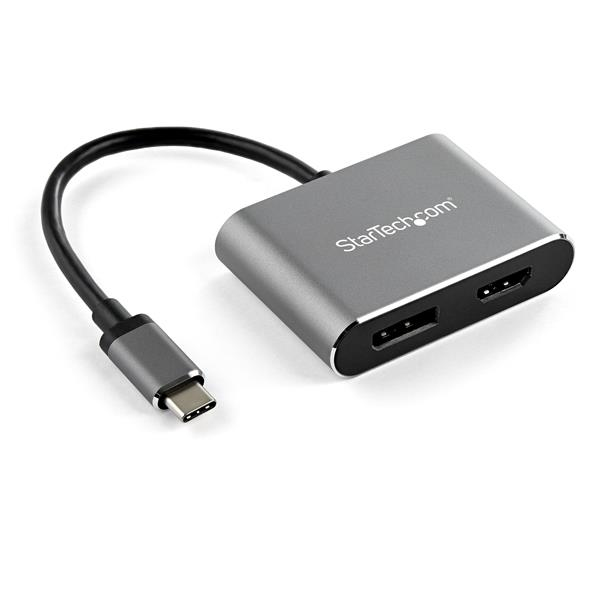 StarTech.com USB-C multiportvideoadapter - HDMI eller DisplayPort - 4K 60 Hz