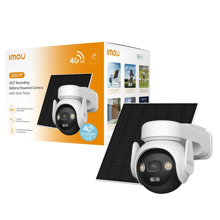 CAMERA 4G 5MP 3K WIFI PTZ PIR AOV …