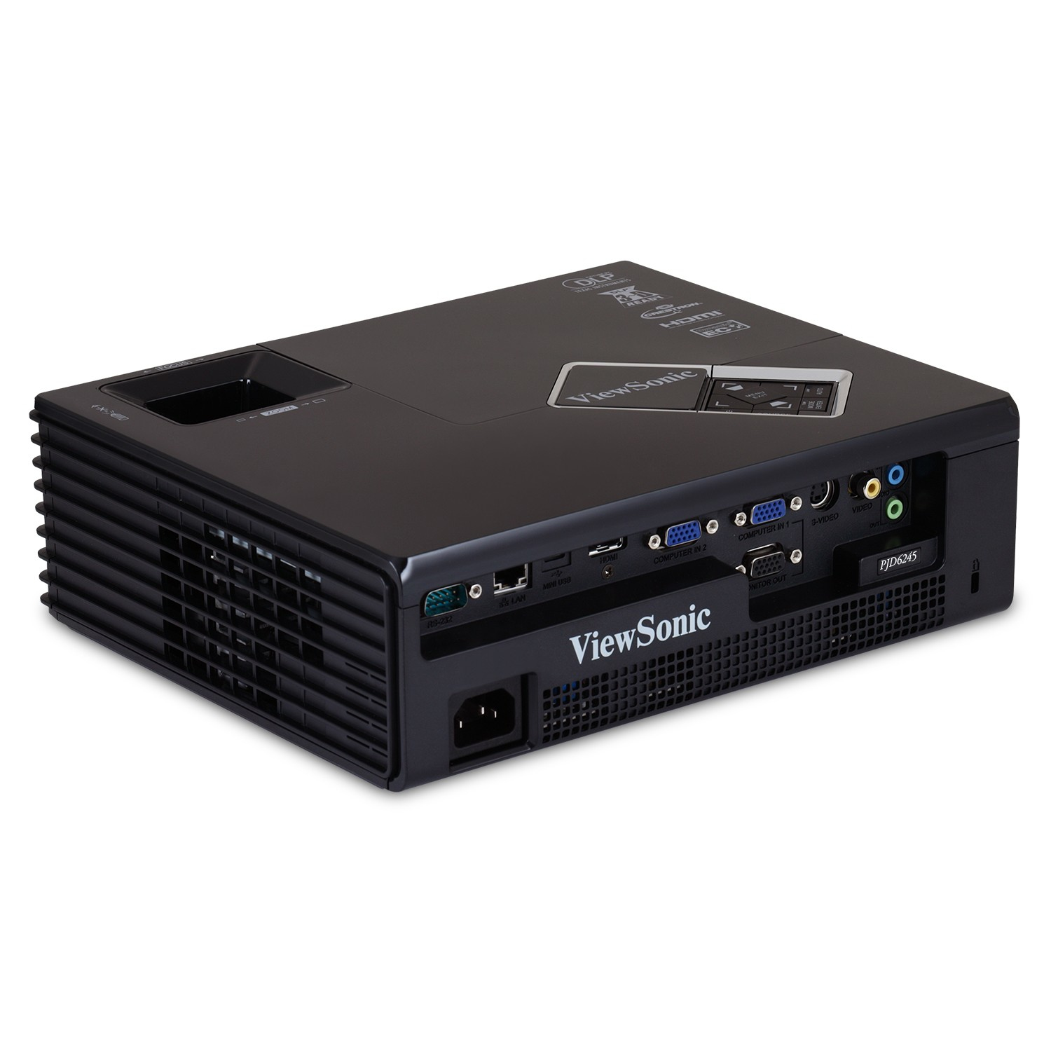 Viewsonic PJD6245 data projector Standard throw projector 3000 ANSI lumens DLP XGA (1024x768) 3D Black – image 4