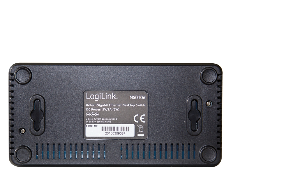 LogiLink NS0106 network switch Unmanaged L2 Gigabit Ethernet (10/100/1000) Black – image 5