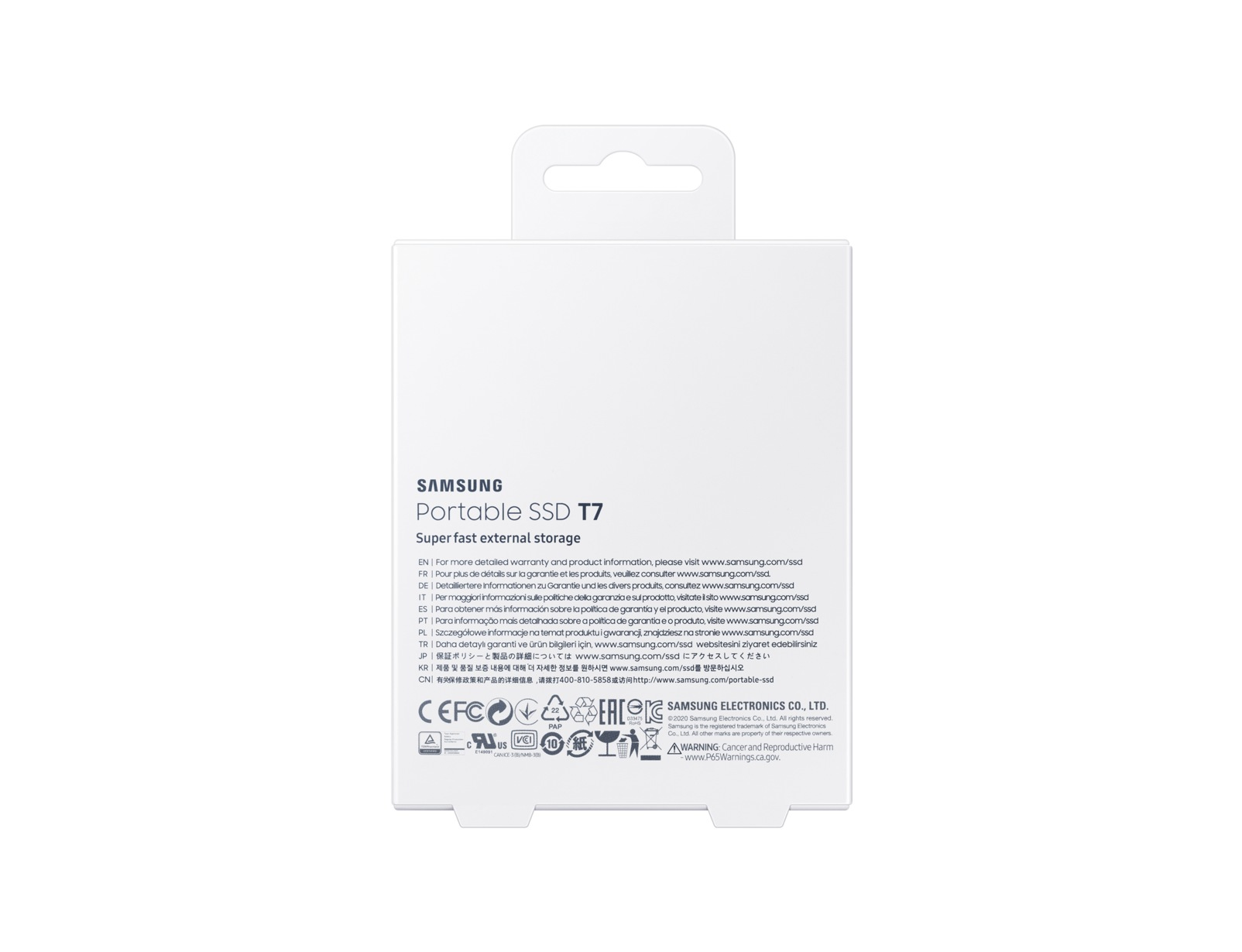 Samsung T7 500 GB USB Type-C 3.2 Gen 2 (3.1 Gen 2) Blue image 9