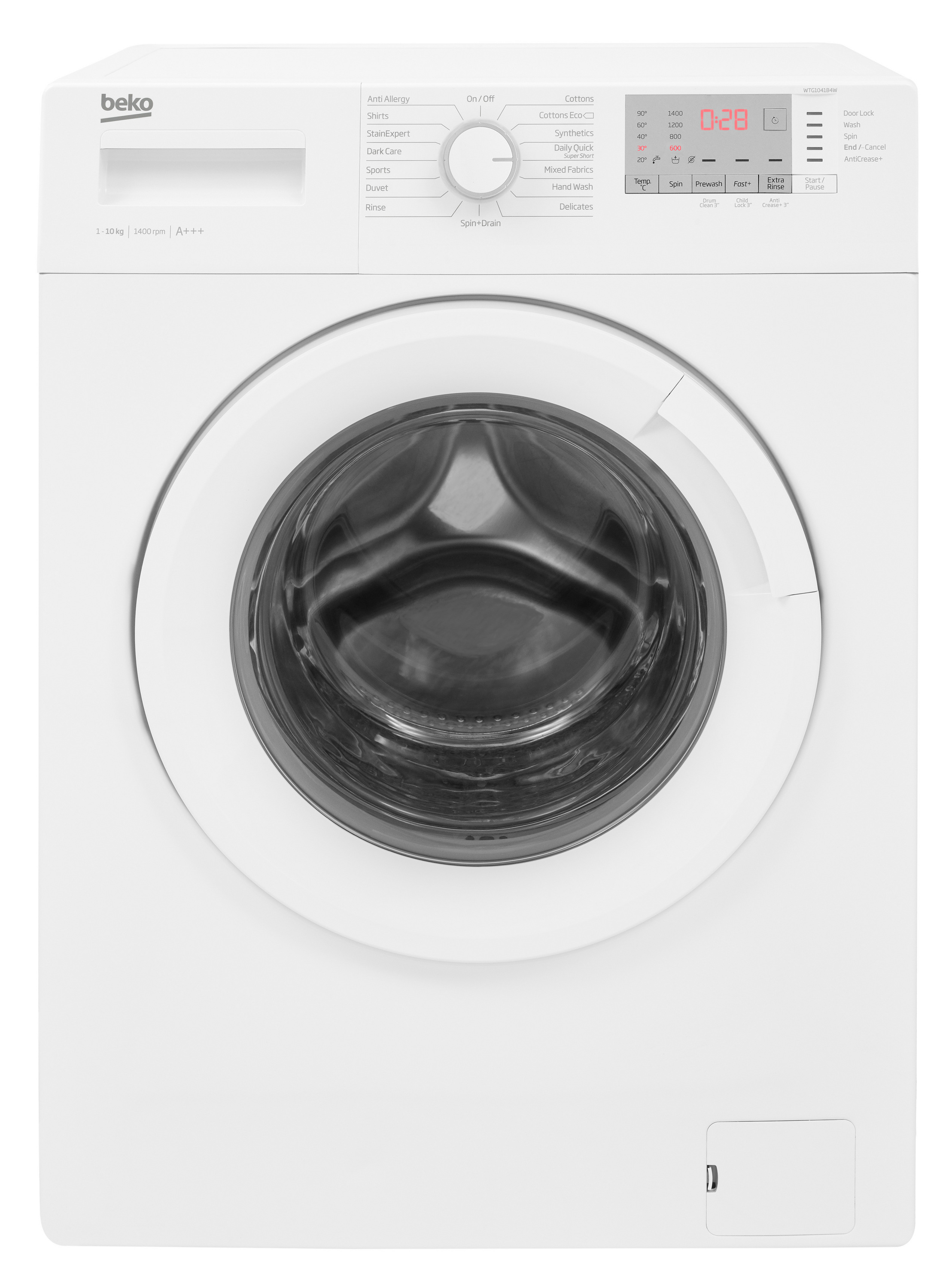 Beko WTG1041B4 — vue 1 sur 7