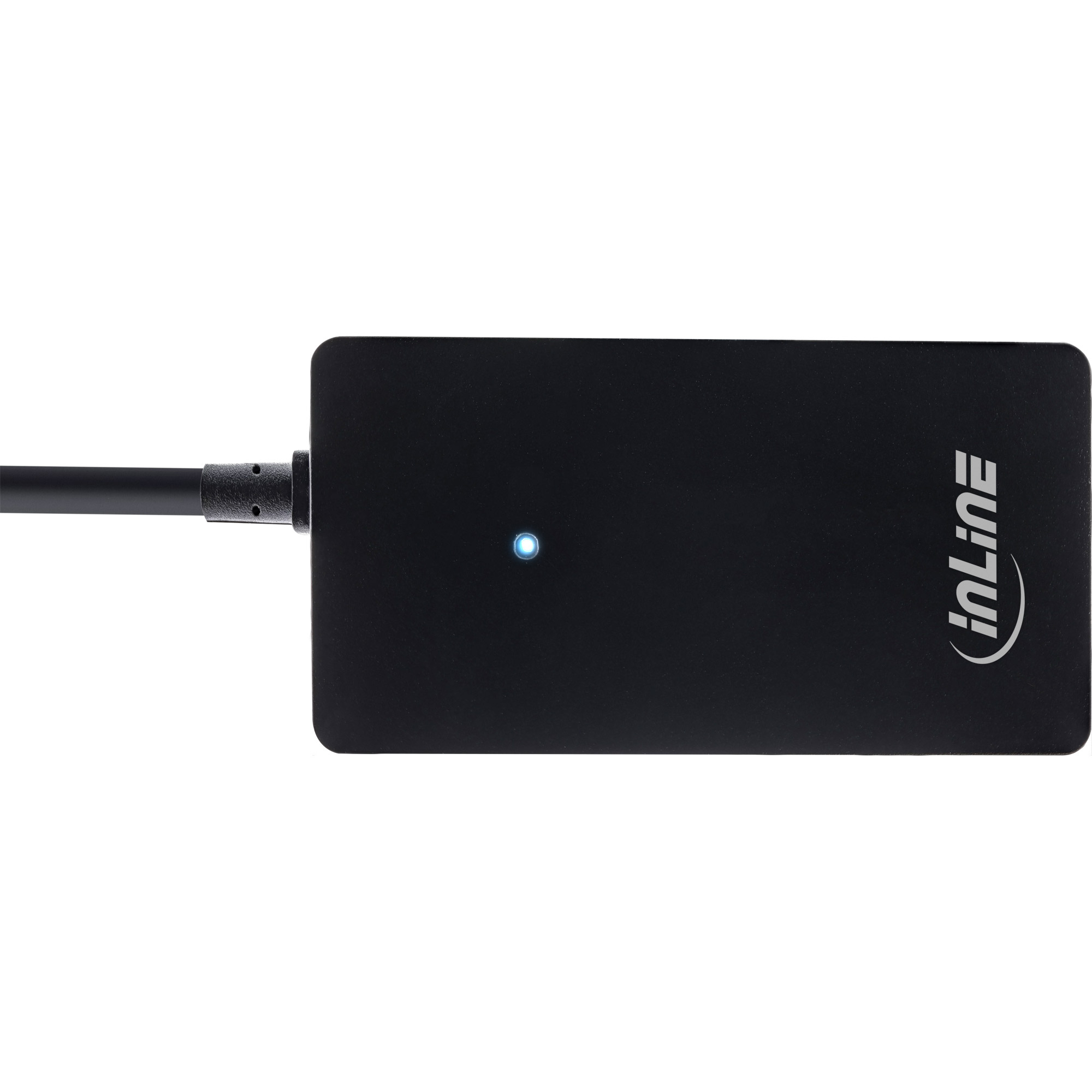 InLine USB 2.0 4-Port Hub, Type-A male to 4x Type-A female, black – image 2