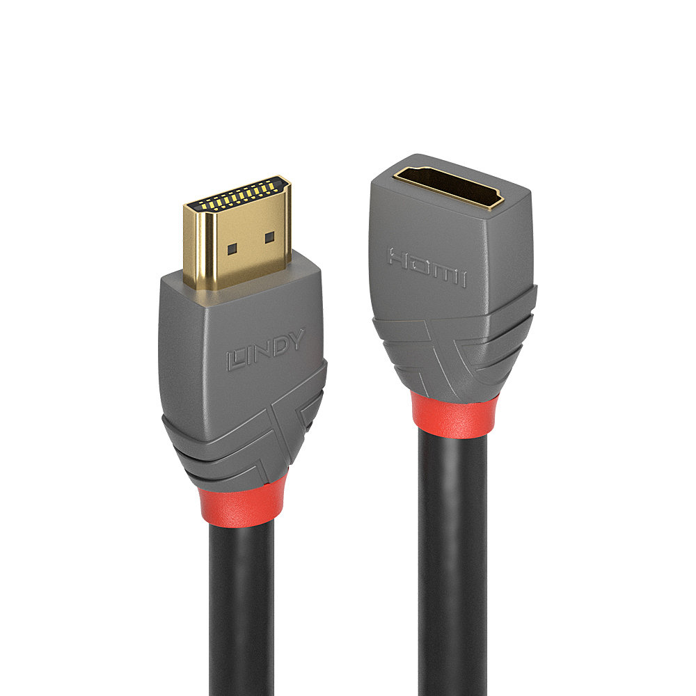 Lindy 36475 HDMI-kabel 0,5 m HDMI Typ A (standard) Svart