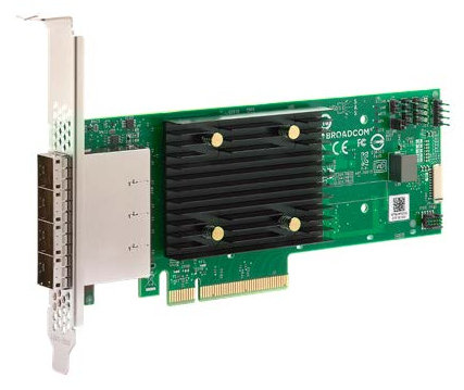 Lenovo ThinkSystem 440-16e - Storage controller - 16 Channel - SATA 6Gb/s / SAS 12Gb/s - low profile - PCIe 4.0 x8 - for ThinkSystem SR530, SR590, SR630, SR630 V2, SR645, SR650, SR650 V2, SR665, ST650 V2