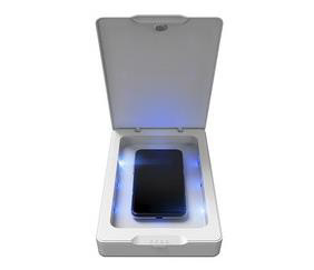 ZAGG InvisibleShield UV Sanitizer - Caja de desinfección por UV para teléfono móvil - hasta 69 - blanco - 209906175