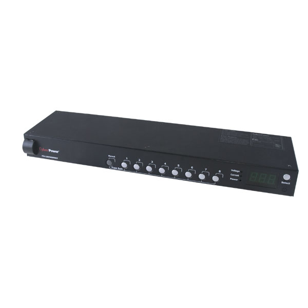 CyberPower PDU20SW8RNET power distribution unit (PDU) 8 AC outlet(s) 1U Black