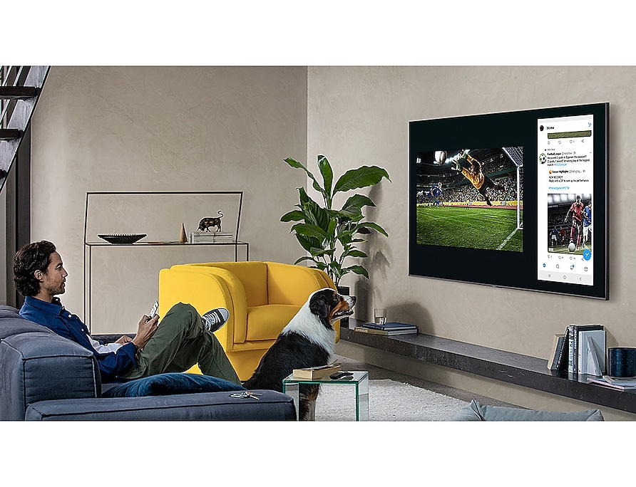 Samsung QE65Q70TAT Classe de diagonale 65 Q70T Series TV LCD rétro éclairée par LED QLED Smart TV Tizen OS 4K UHD (2160p) 3840 x 2160 HDR Quantum Dot, Double LED noir — photo 4