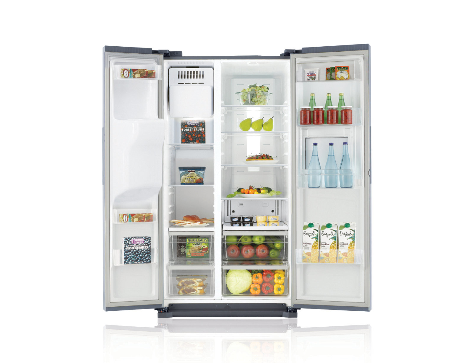 Samsung RS7J78BHCSL side-by-side refrigerator Freestanding – image 2