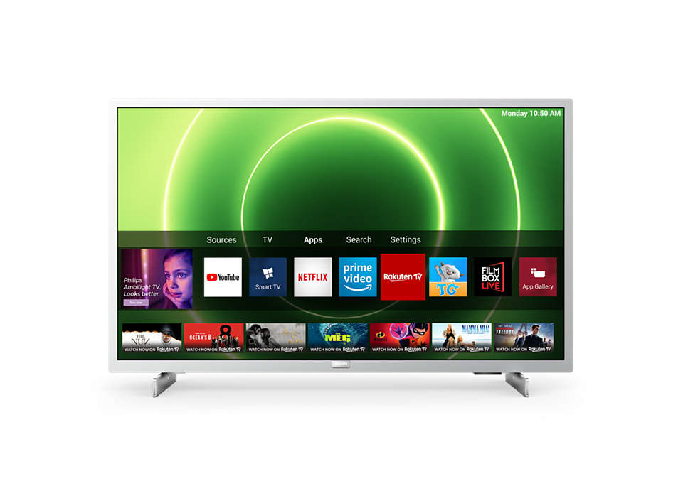 Philips 43PFS6855 Classe de diagonale 43 6800 Series TV LCD rétro éclairée par LED Smart TV Saphi TV 1080p 1920 x 1080 HDR argent clair — photo 4