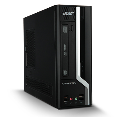 Acer Veriton X 2610G-MO30W Intel® Core™ i3 i3-2100 4 GB DDR3-SDRAM 500 GB Windows 7 Professional SFF PC Black – image 2