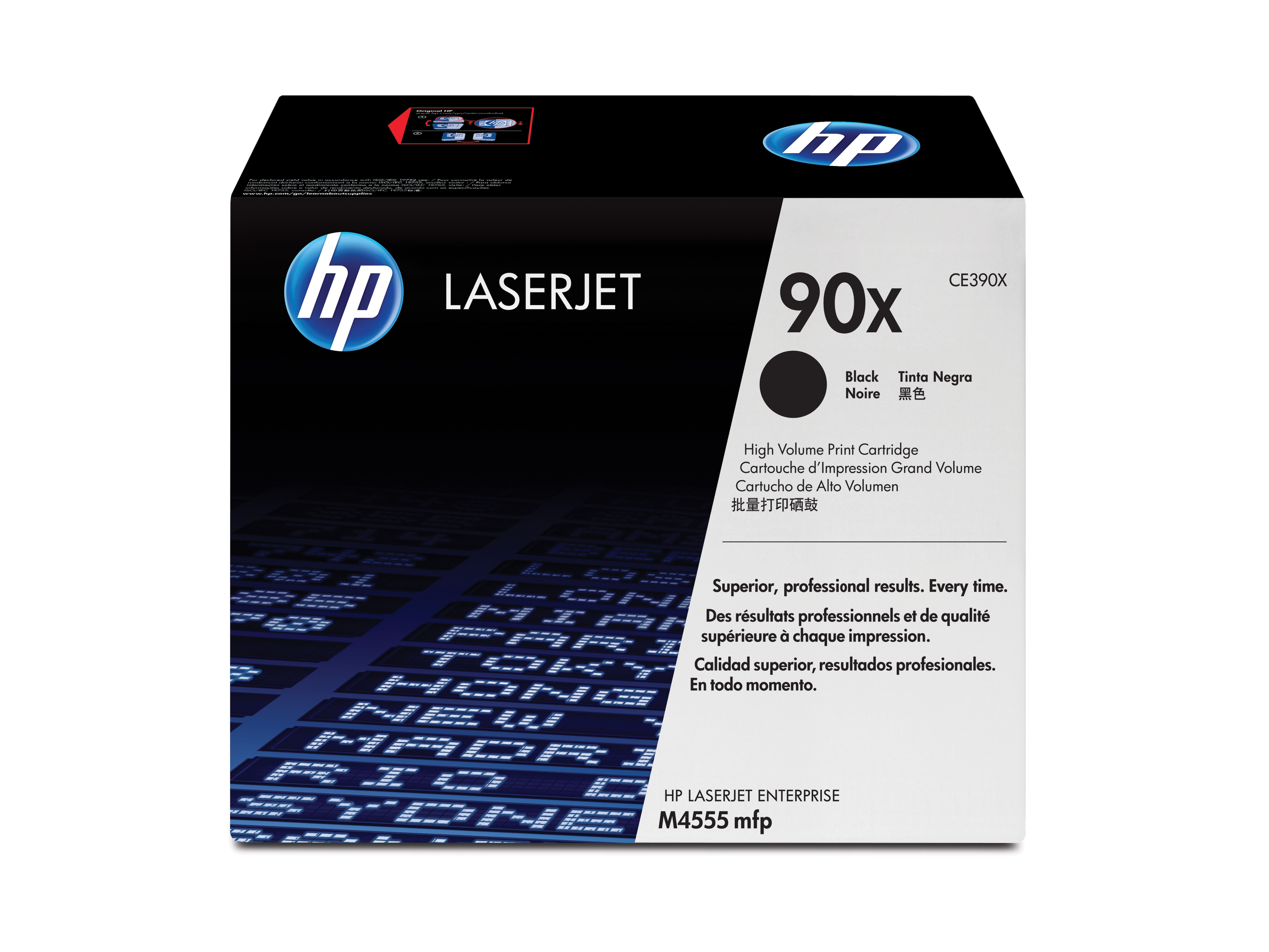 Toner hp 90x alto rendimiento m4555