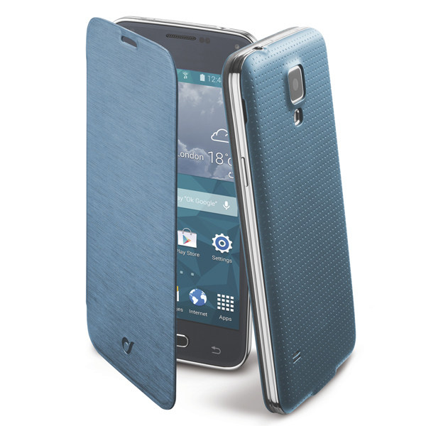 Cellularline BACKBOOKGALS5MIB mobile phone case Folio Blue
