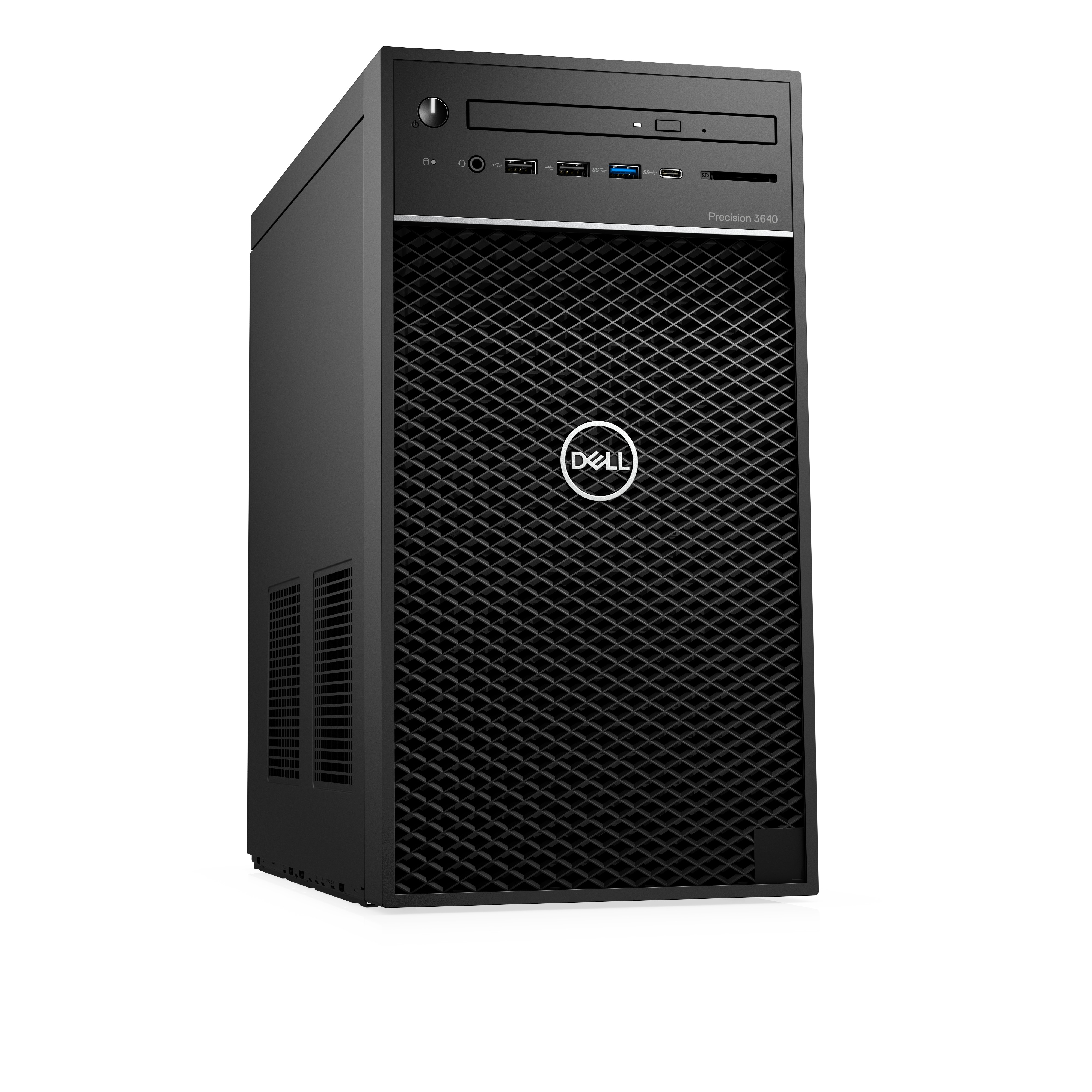 DELL Precision 3640 Intel® Core™ i7 i7-10700 16 GB DDR4-SDRAM 1.25 TB HDD+SSD Windows 10 Pro Tower Workstation Black image 3