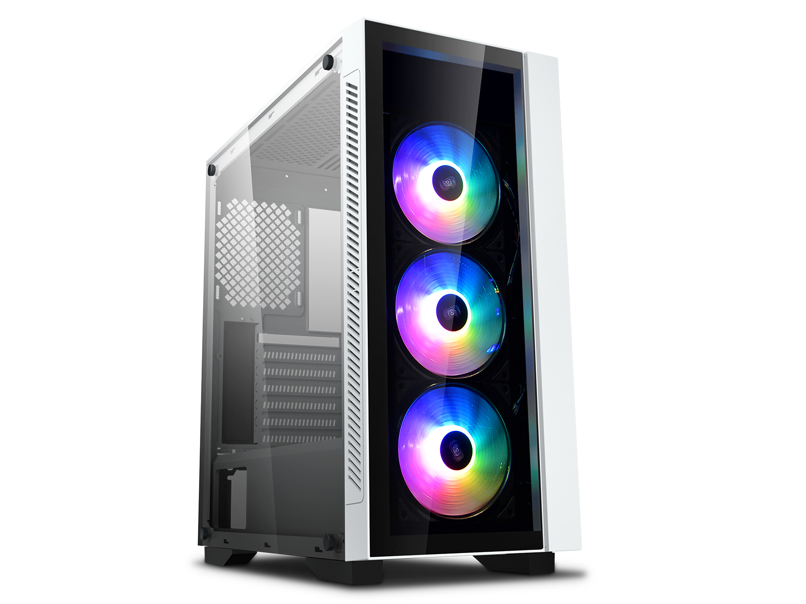 Gabinete DeepCool Matrexx 55 V3 - ADD-RGB - 3 Ventiladores - Blanco - Vidrio Templado - ATX - DP-ATX-MATREXX55V3-AR-WH-3F