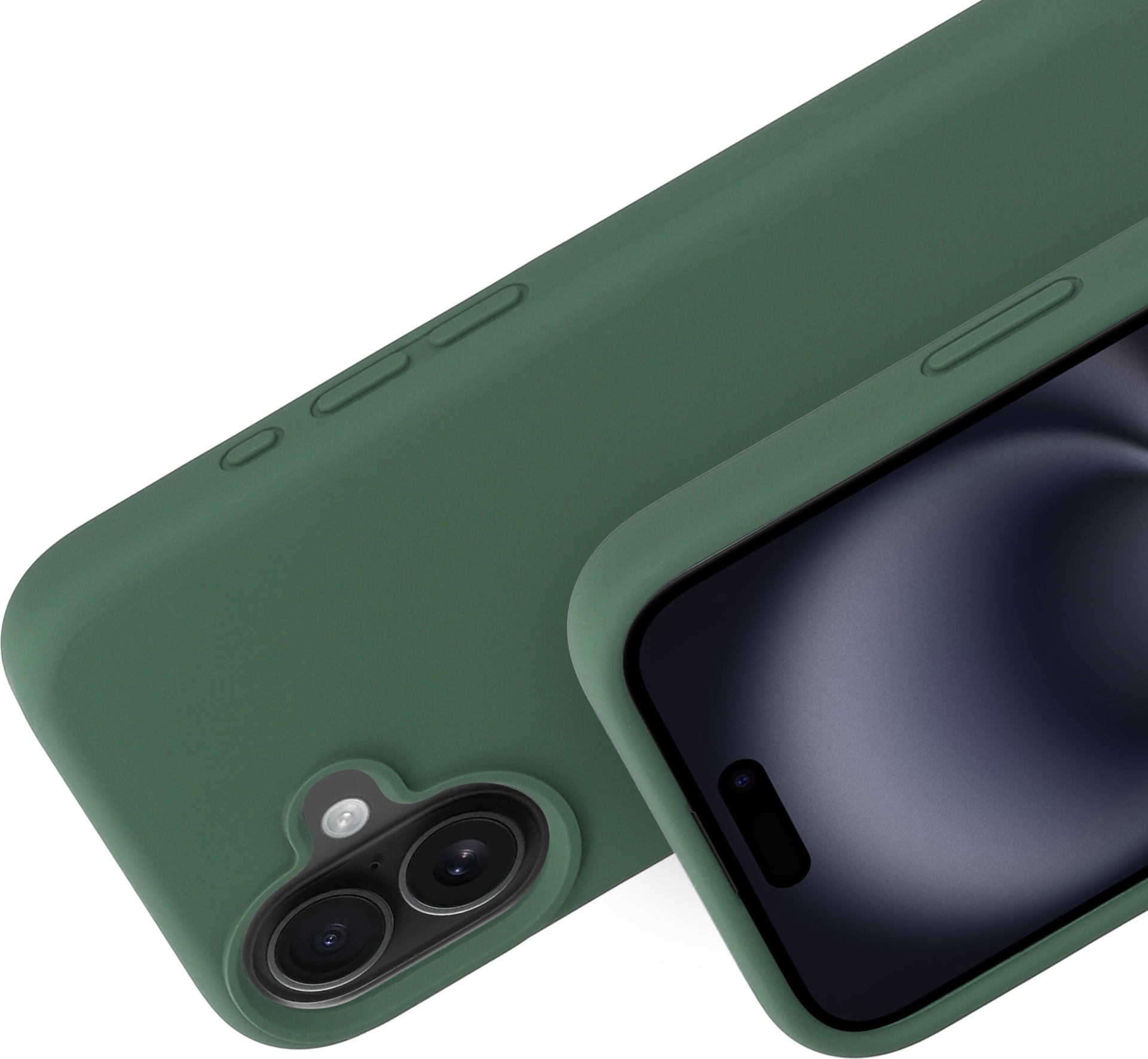 Mobiparts Silicone Cover Apple iPhone 16 Forest Green – image 2