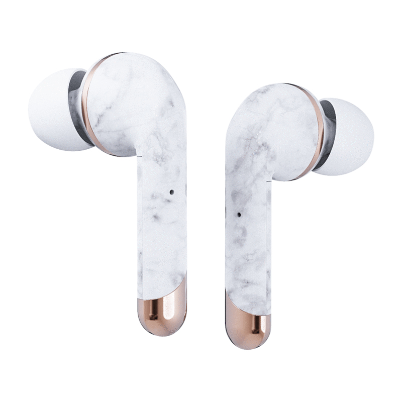 Happy Plugs Air 1 Plus Headset Wireless In-ear Calls/Music Bluetooth Marble colour, White image 3