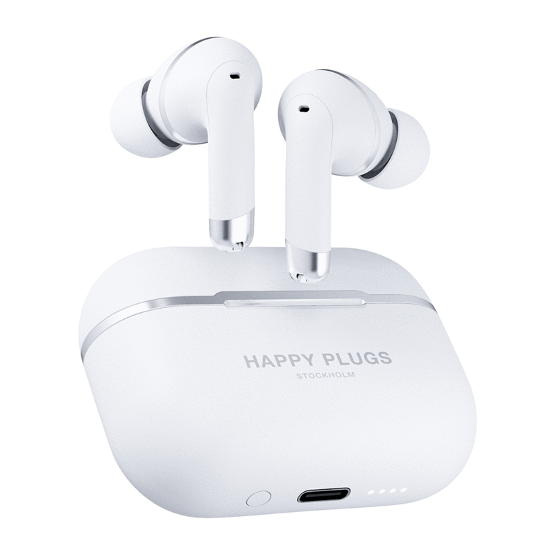 Happy Plugs Air 1 ANC Headset Wireless In-ear Music Bluetooth White image 1