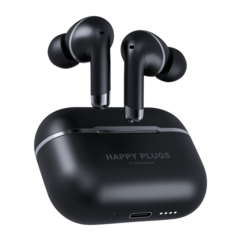 Happy Plugs Air 1 ANC Headset Wireless In-ear Music Bluetooth Black image 1
