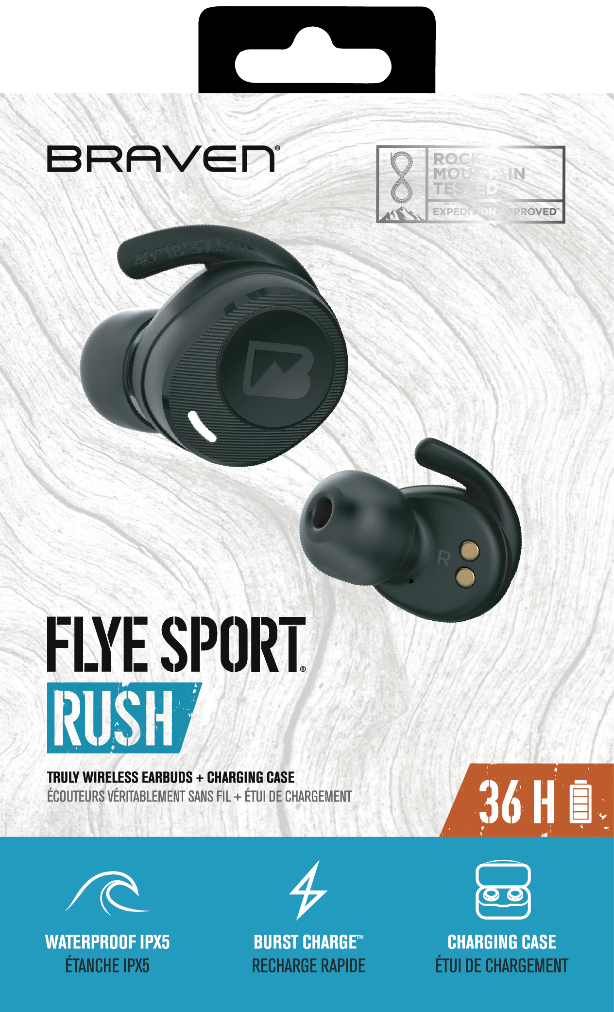 ZAGG Flye Sport Rush Headset Wireless In-ear Music Bluetooth Black image 4