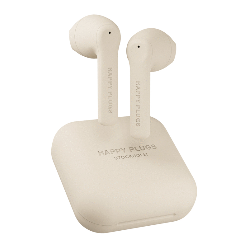 Happy Plugs AIR 1 GO Headset Wireless In-ear Calls/Music Bluetooth Beige image 1