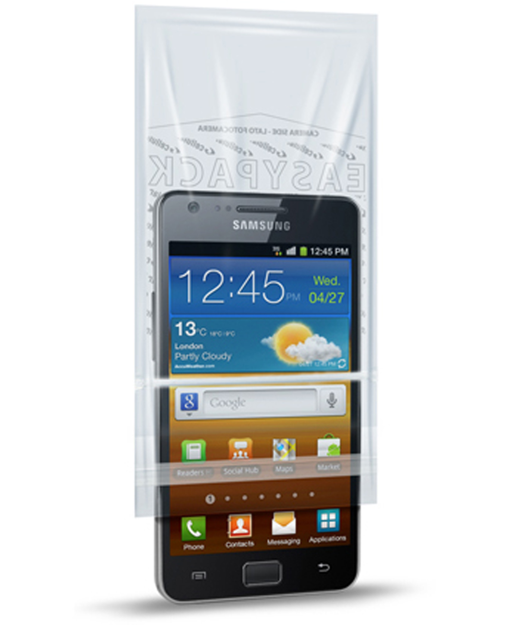 Cellularline Easypack - Smartphones up to 5.5” - Transparent
