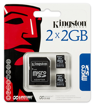 Kingston Technology 2GB microSD Twin Pack – image 2