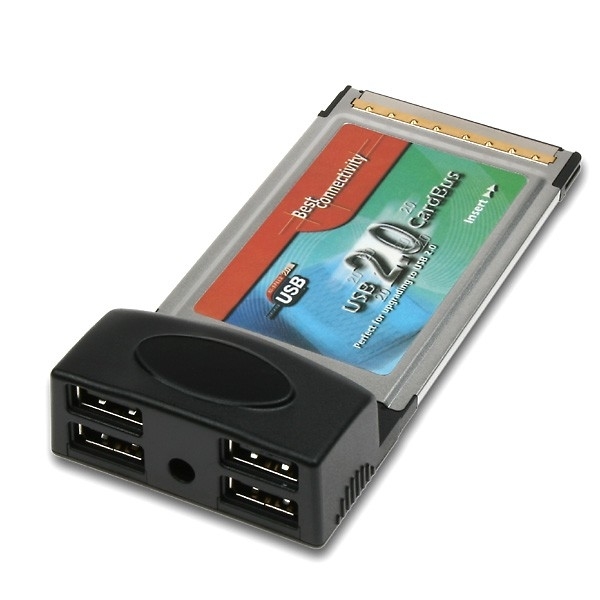 Axagon PCMCIA CardBus 4x USB2.0 NEC