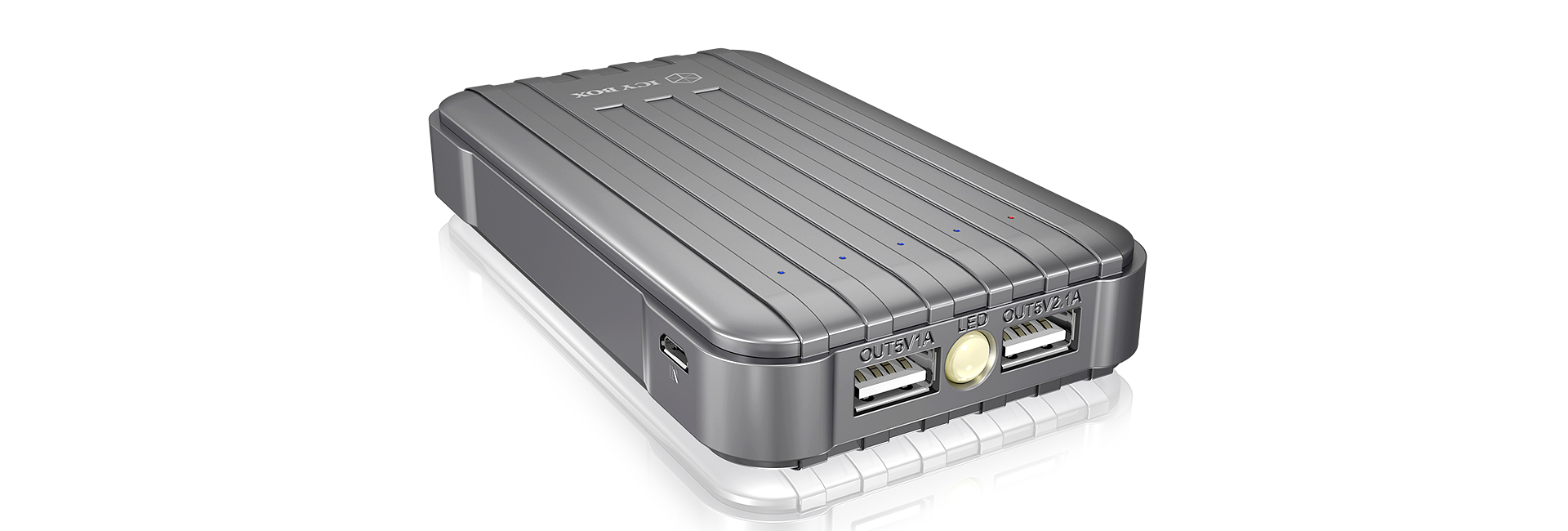 ICY BOX IB-PBb13000 13000 mAh Anthracite – image 1