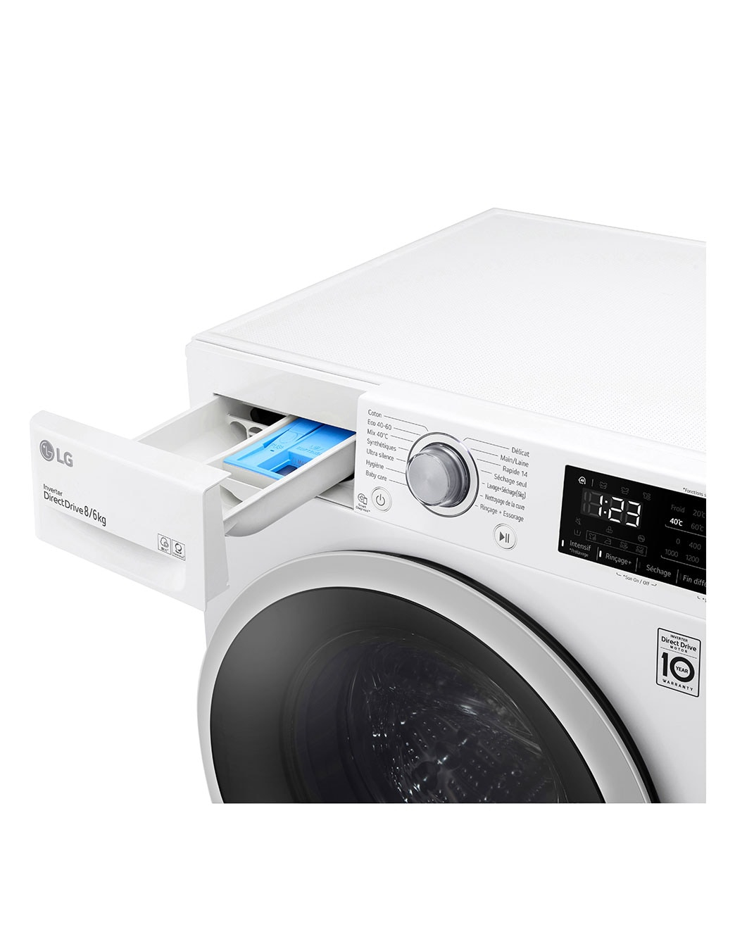 LG F864V37WR washer dryer Freestanding Front-load White – image 5