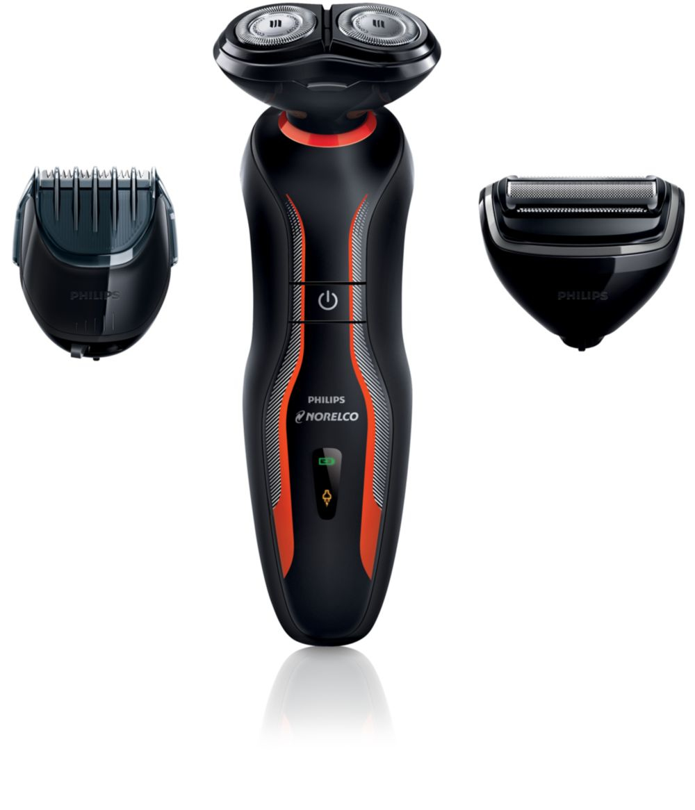 Philips Norelco Click & Style YS524/45 men's shaver Rotation shaver Black, Red