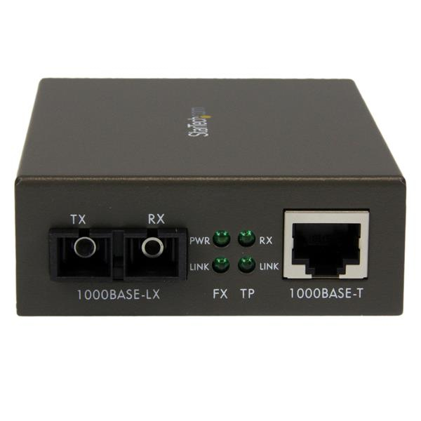 StarTech.com 1000 Mbps Gigabit Single-Mode Fiber Ethernet Media Converter SC 15km – image 2