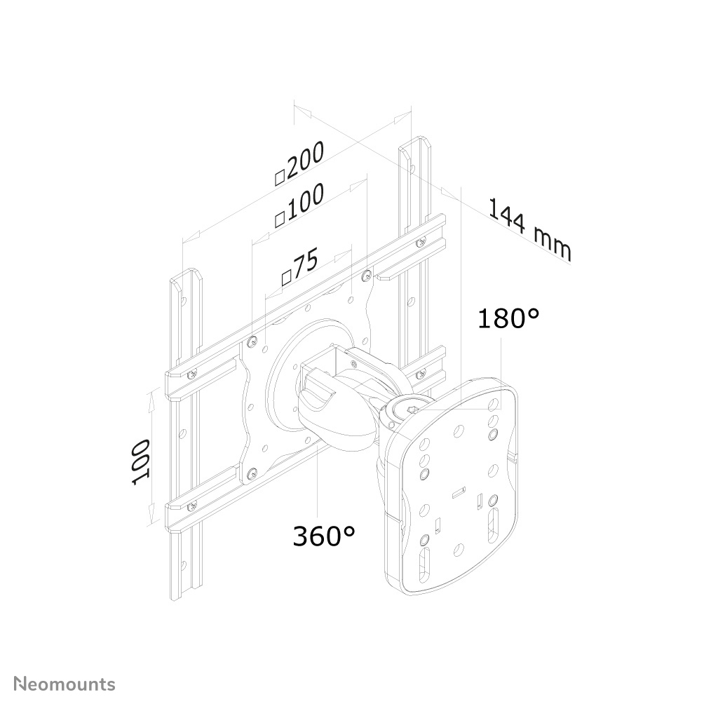 Neomounts tv wall mount – image 3