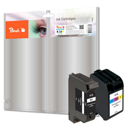 Peach PI300-131 ink cartridge 2 pc(s) Black, Cyan, Magenta, Yellow