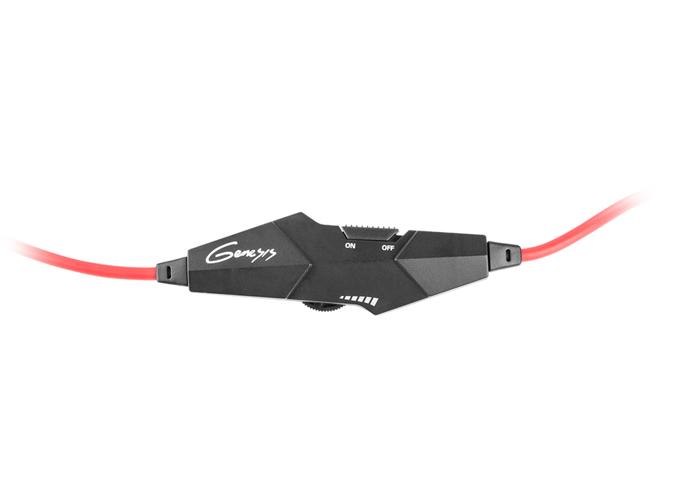 GENESIS H70 Headset Wired Head-band Gaming Black, Red – image 3