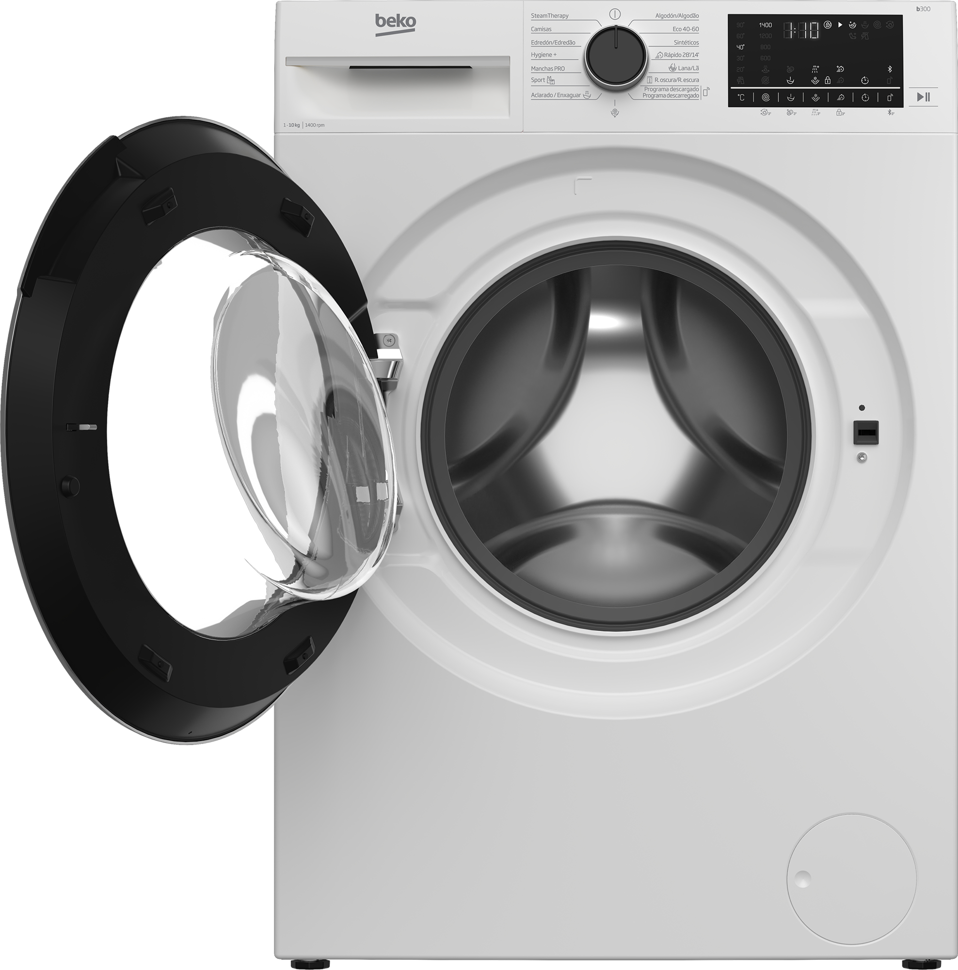 Beko B3WFT510415W washing machine Front-load – image 3