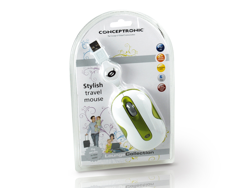 Conceptronic Stylish Travel Mouse – image 4