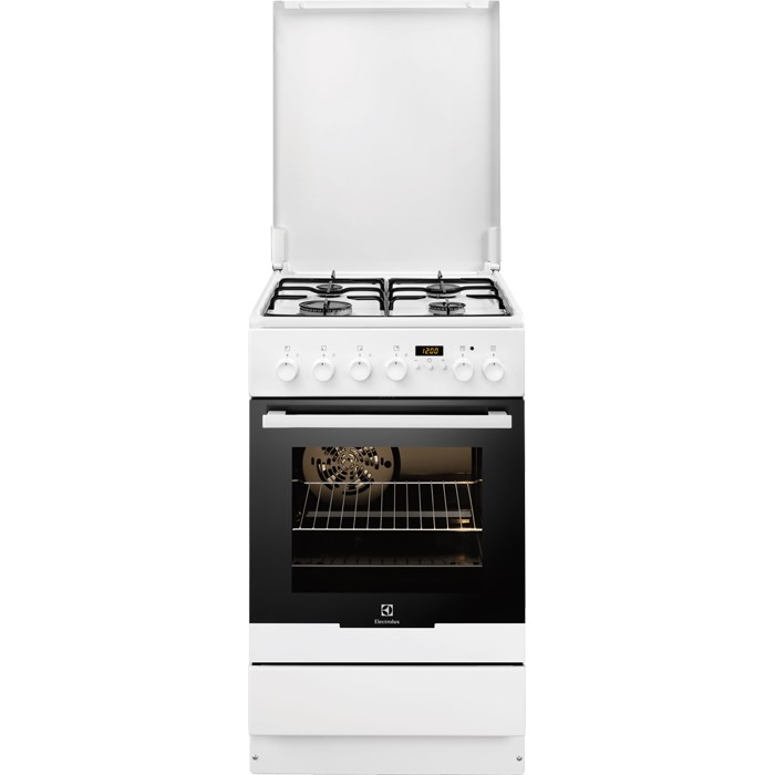 Electrolux EKK54550OW Freestanding cooker Electric Gas White
