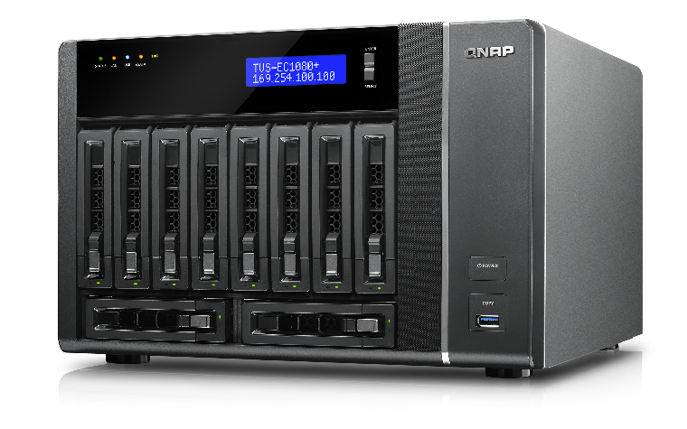 QNAP TVS-EC1080+ NAS Tower Intel® Xeon® E3 V3 Family E3-1245V3 – image 6