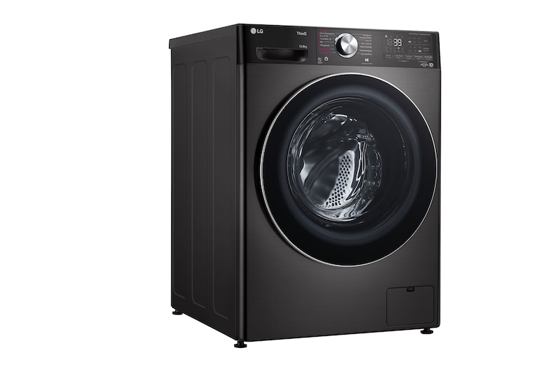 LG V9WD128H2B washer dryer Freestanding Front-load Black, Stainless steel – image 5