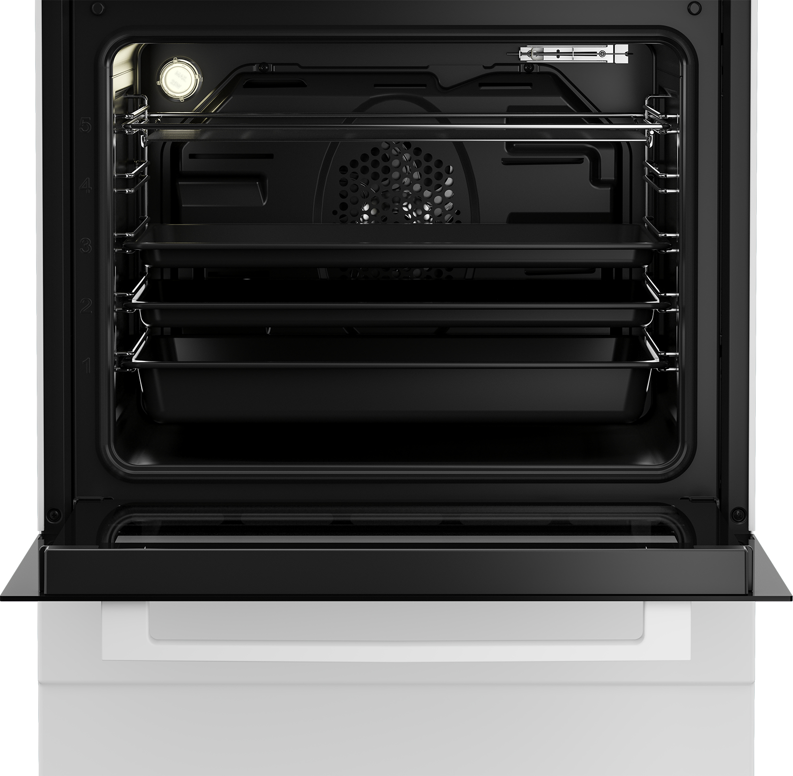 Beko FSM69301GWS cooker Freestanding cooker Electric Zone induction hob White – image 5