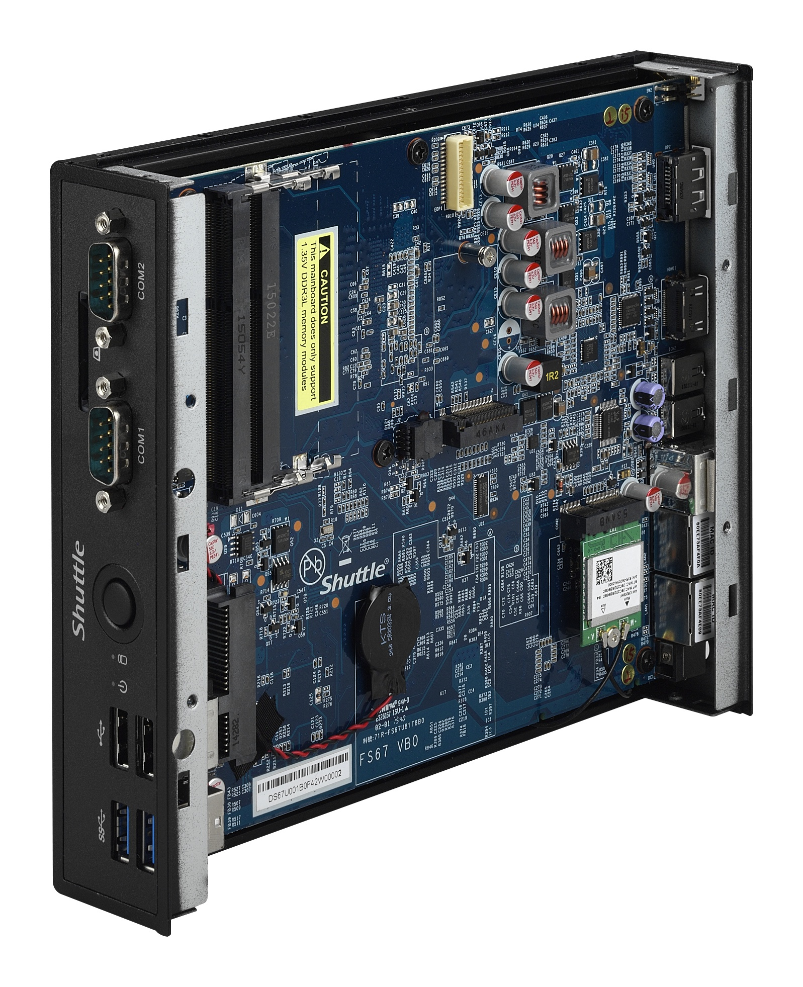 Shuttle XPС slim DS67UXA PC/workstation barebone – image 5