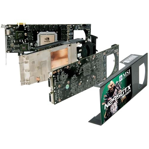 MSI N295GTX-M2D1792 graphics card GeForce GTX 295 – image 3