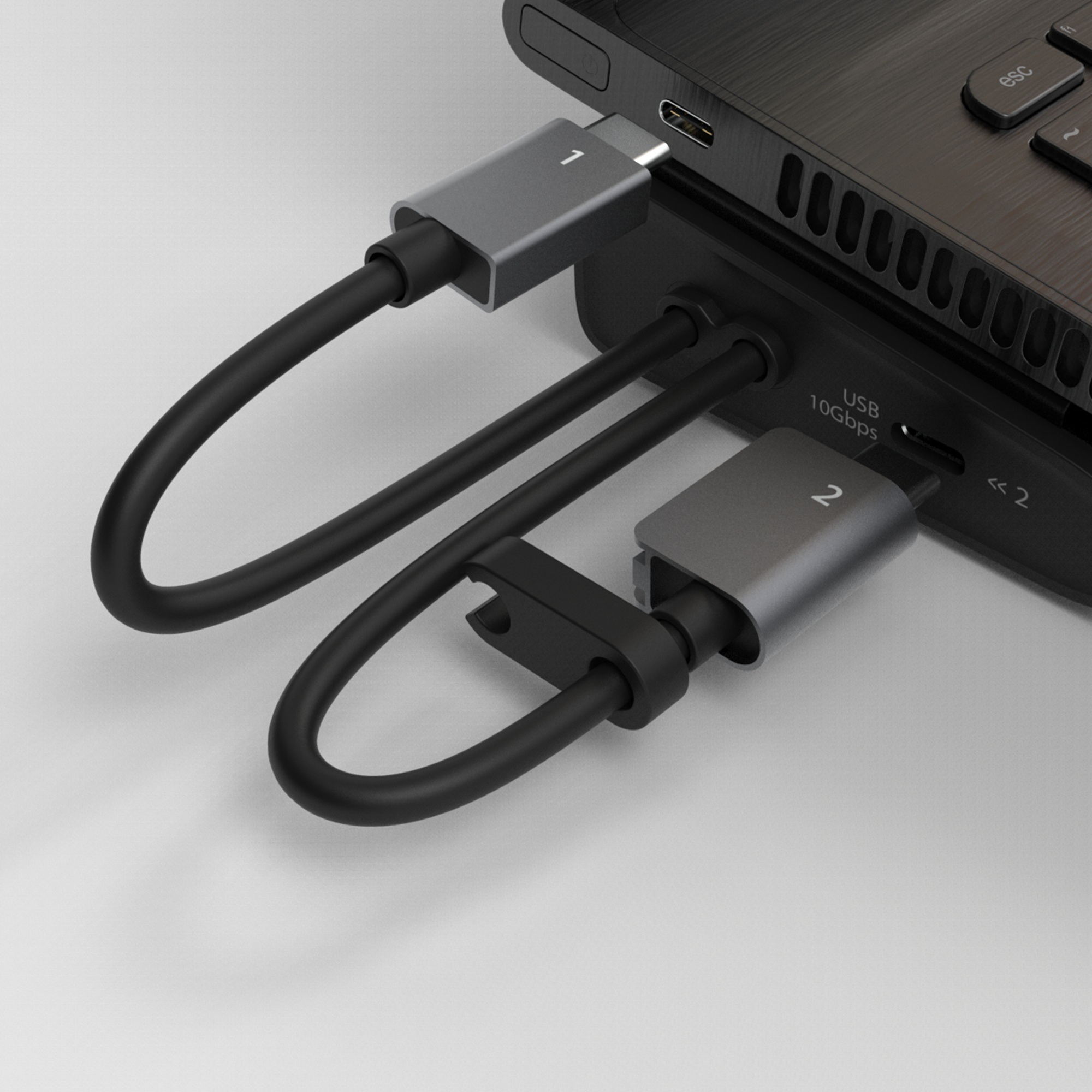 j5create JCD552 M.2 NVMe® USB-C® Gen 2 Docking Station, Silver and Black – image 6