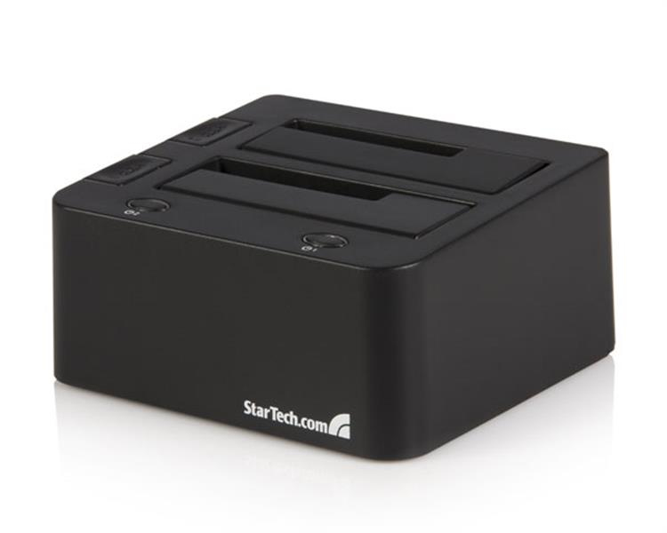 StarTech.com eSATA USB to SATA External HDD Dock for Dual 2.5 or – image 1
